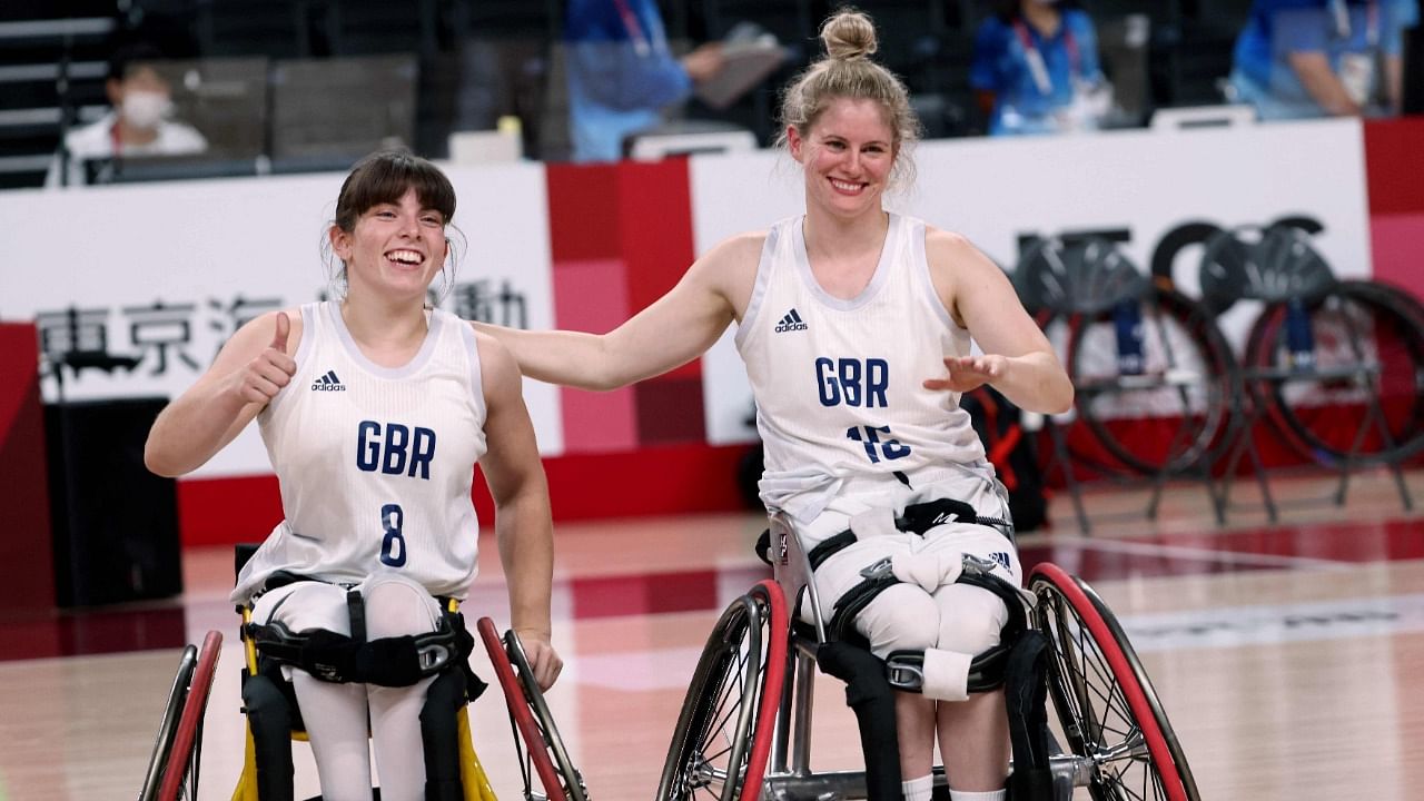 The Paralympics can help change perceptions of LGBTQ people with disabilities, say two wheelchair basketballers who joke they are Britain's answer to US power couple Megan Rapinoe and Sue Bird. Credit: AFP Photo