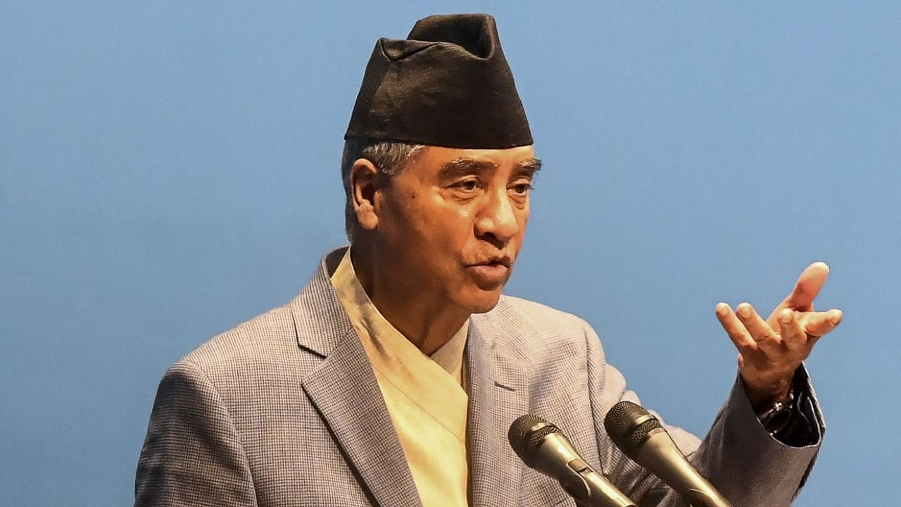 Nepal PM Sher Bahadur Deuba. Credit: AFP File Photo