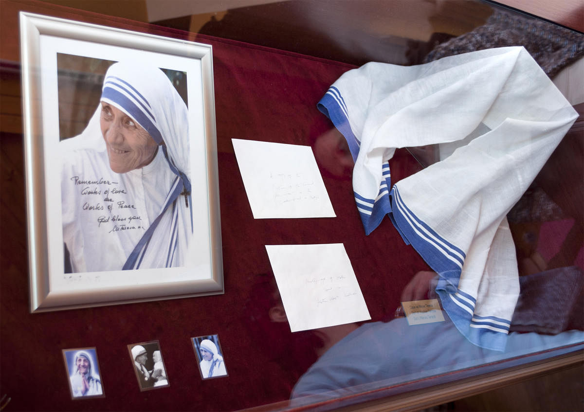 Mother Teresa’s belongings have been preserved even in her home town Skopje, the Republic of Macedonia
