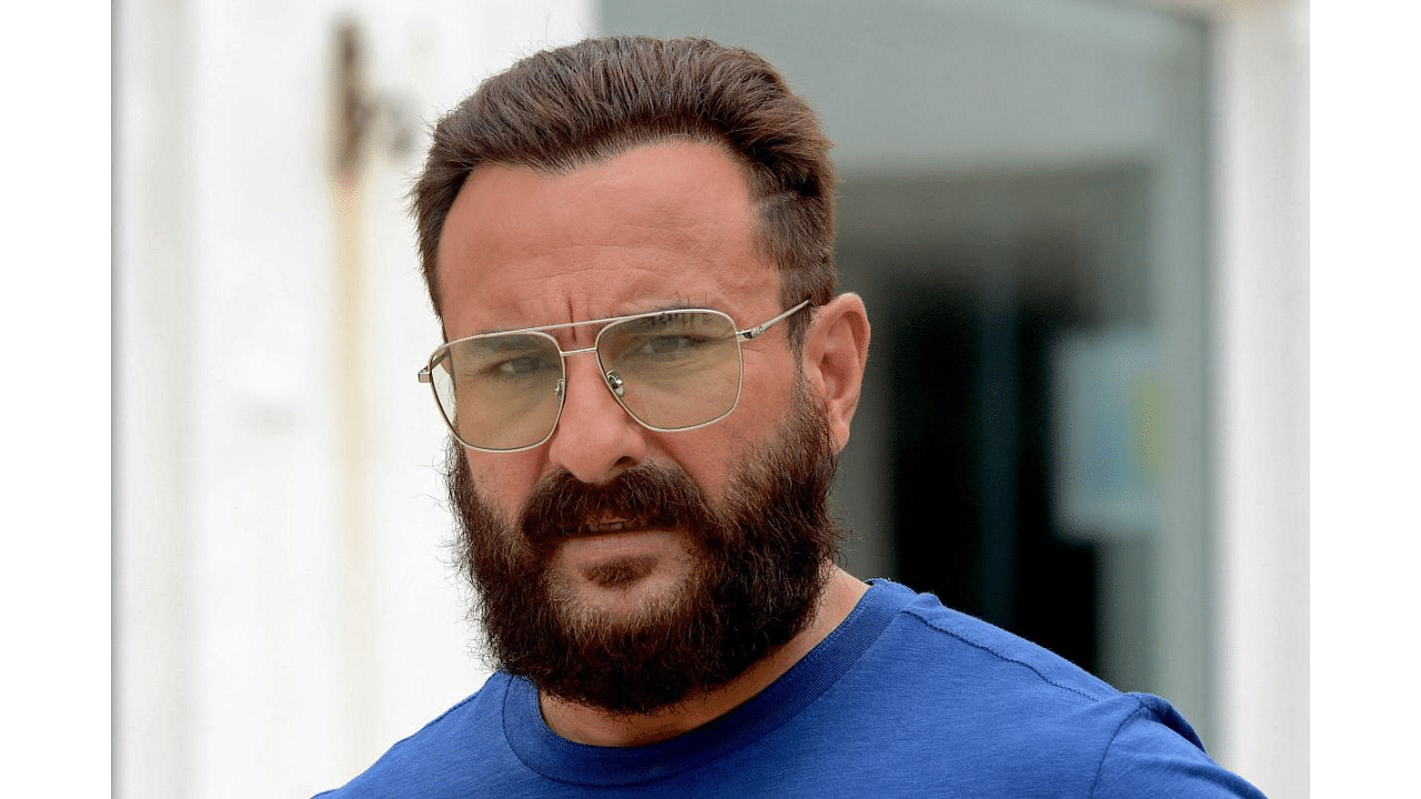 Actor Saif Ali Khan during the promotions of 'Bhoot Police'. Credit: AFP Photo