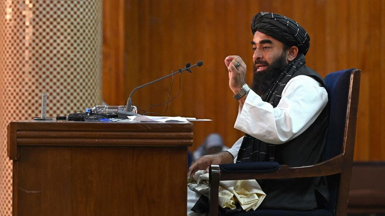 Taliban spokesman Zabihullah Mujahid. Credit: AFP File Photo