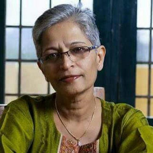Slain journalist Gauri Lankesh. Credit: DH Photo