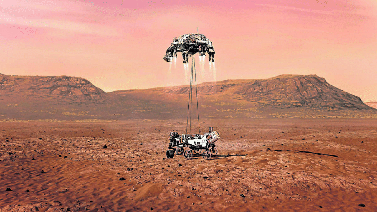 NASA’s Perseverance rover. Credit: NASA handout illustration/AFP Photo