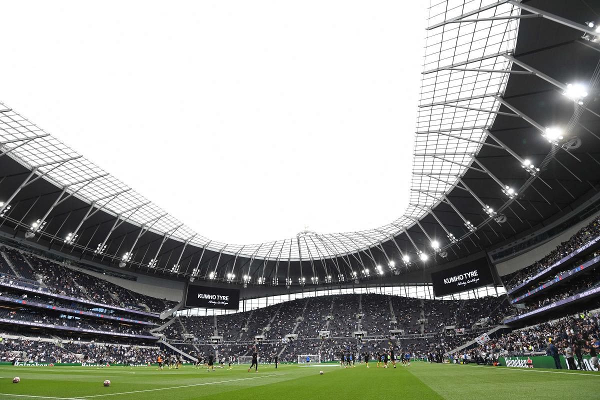 Tottenham Hotspur Stadium in London. Credit: AFP Photo