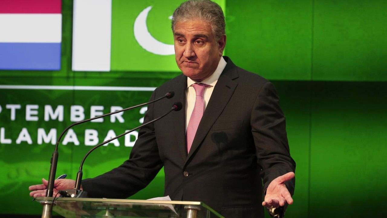 Pakistan's Foreign Minister Shah Mahmood Qureshi. Credit: AP File Photo