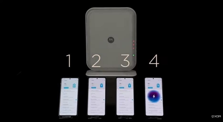 Motorola's new wireless charger. Credit: XDA Developer Forum/YouTube
