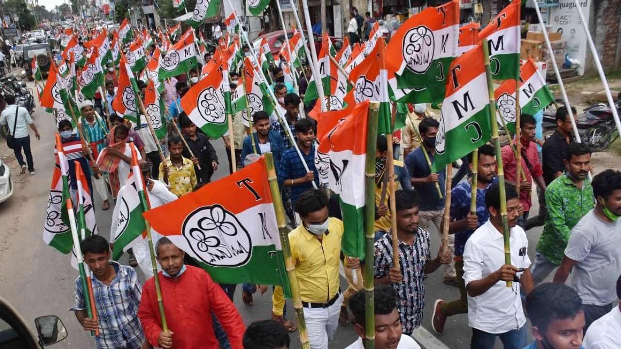 The TMC’s confidence grew as more than 60,000 workers, a sizeable number from the BJP, joined the party since its victory in Bengal in May. Credit: PTI Photo