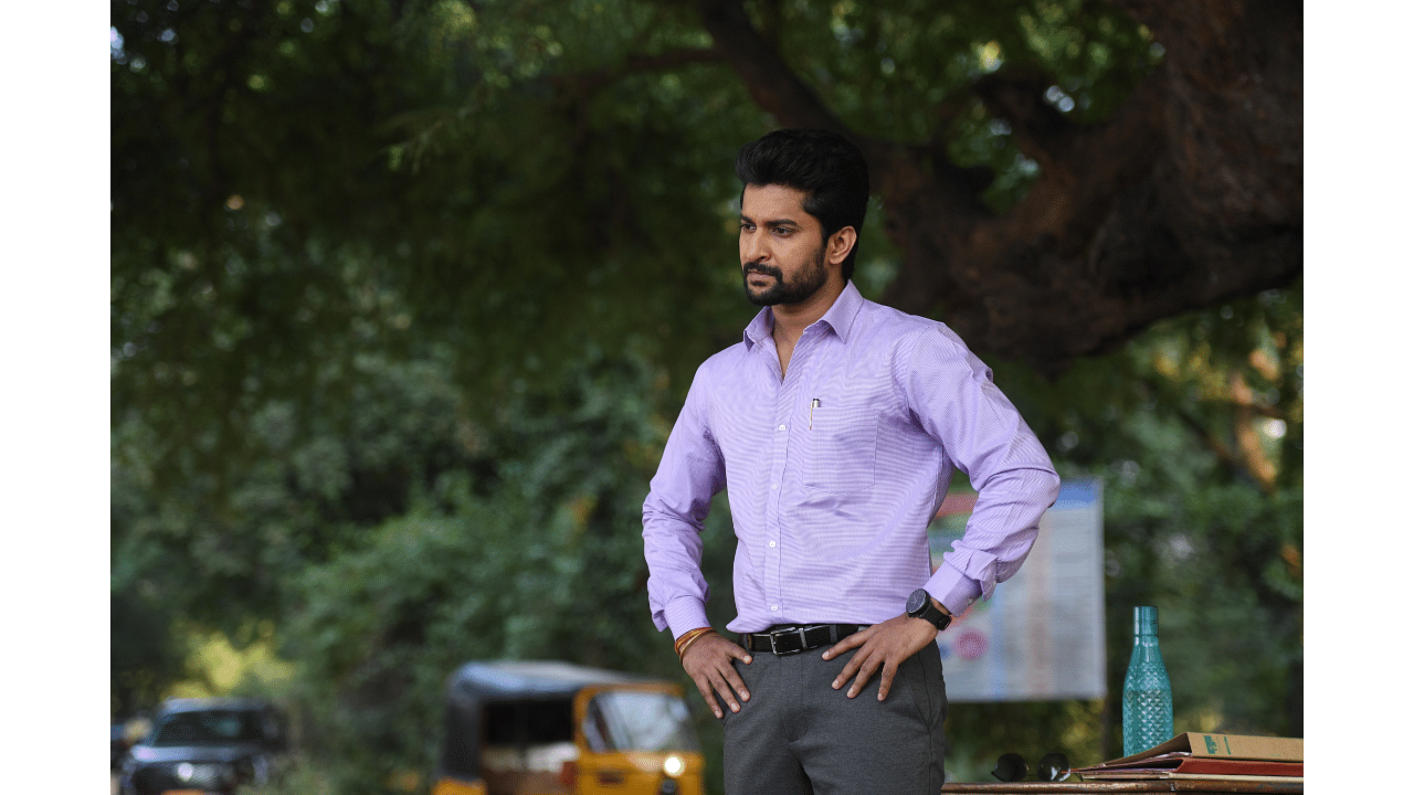 Actor Nani in a still from 'Tuck Jagadish'. Credit: Amazon Prime Video