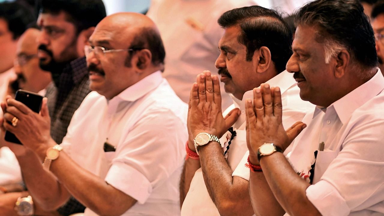 Senior AIADMK leader and former Minister, D Jayakumar, who watched the AL Vijay-directed film at a cinema theatre here, said such references were not factual. Credit: PTI File Photo