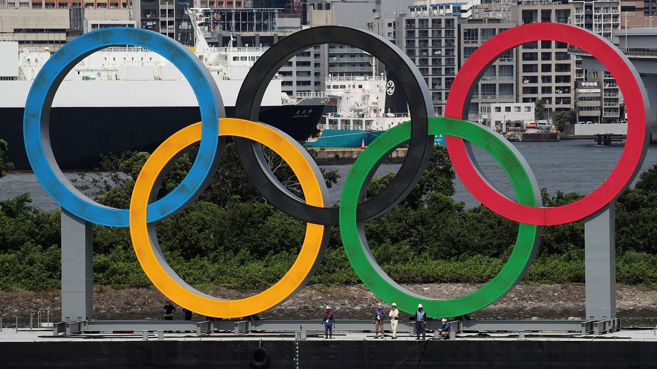 The Olympic rings. Credit: Reuters File Photo
