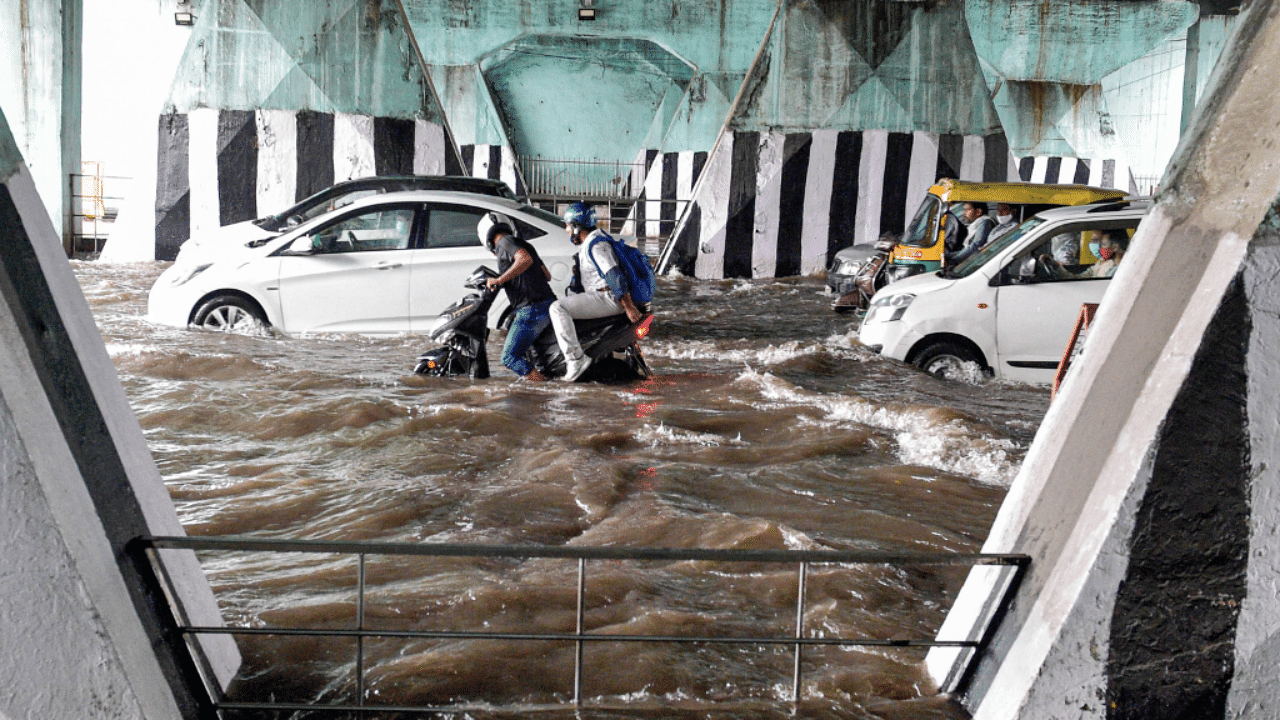Waterlogging has been reported from several parts of the national capital. Credit: PTI Photo