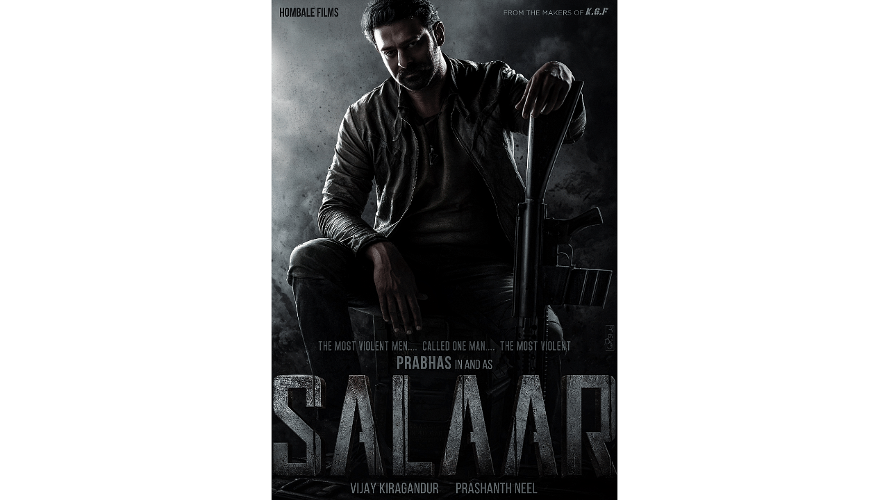 The official poster of 'Salaar'. Credit: IMDb