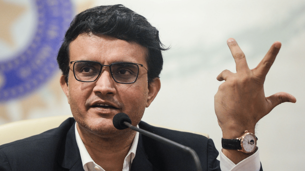 India's cricket board chief Sourav Ganguly. Credit: AFP Photo