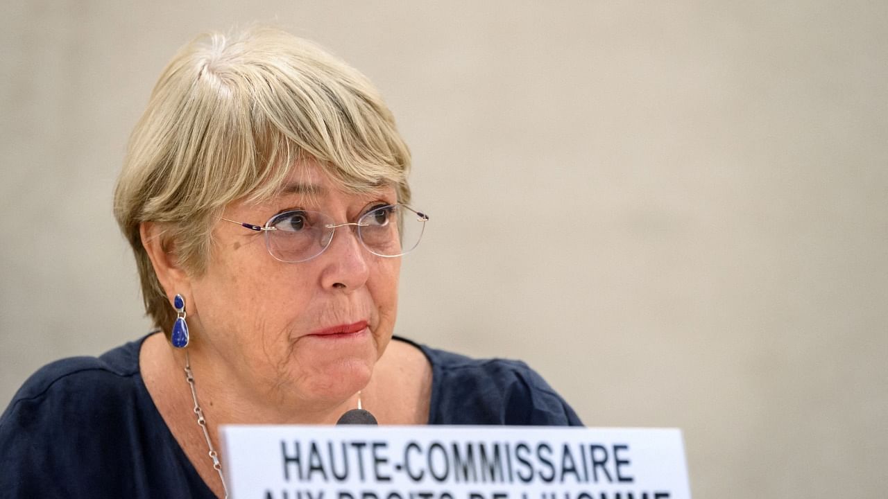 UN high commissioner for human rights Michelle Bachelet. Credit: AFP Photo