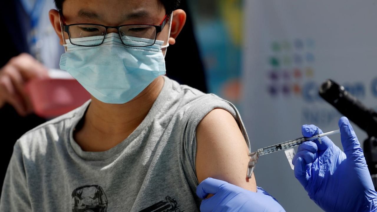 The move means around 3 million children could be eligible for the jab, which is expected to be given through schools. Credit: Reuters Photo