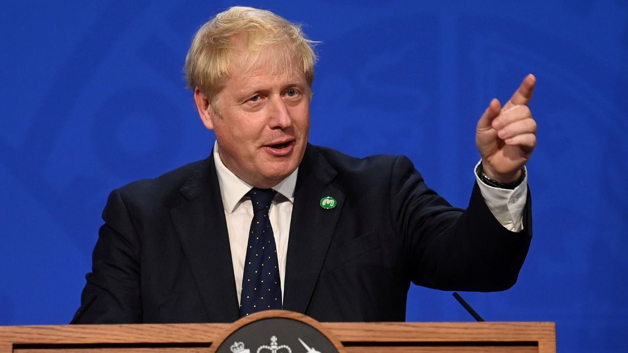 Britain's Prime Minister Johnson. Credit: Reuters File Photo