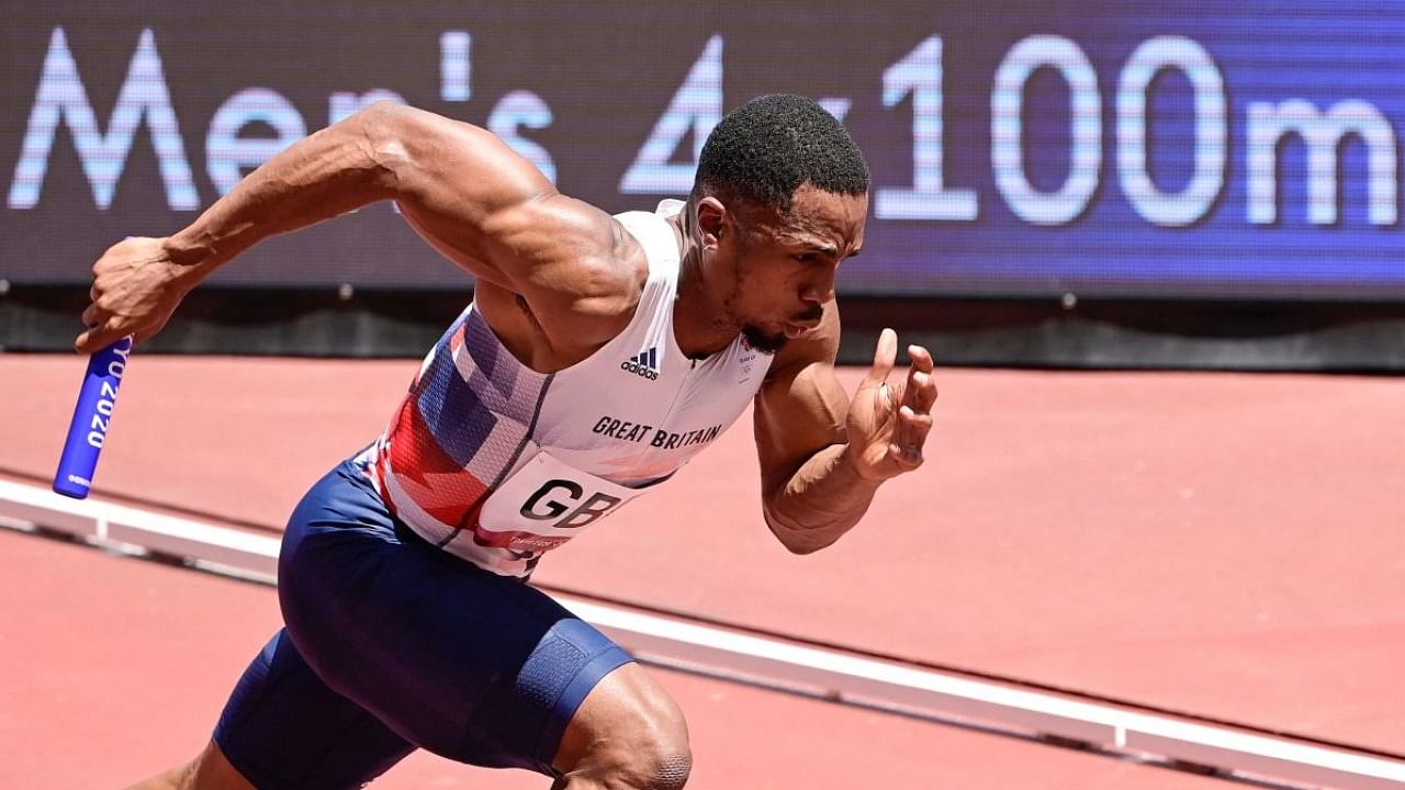 Britain's Chijindu Ujah. Credit: AFP Photo