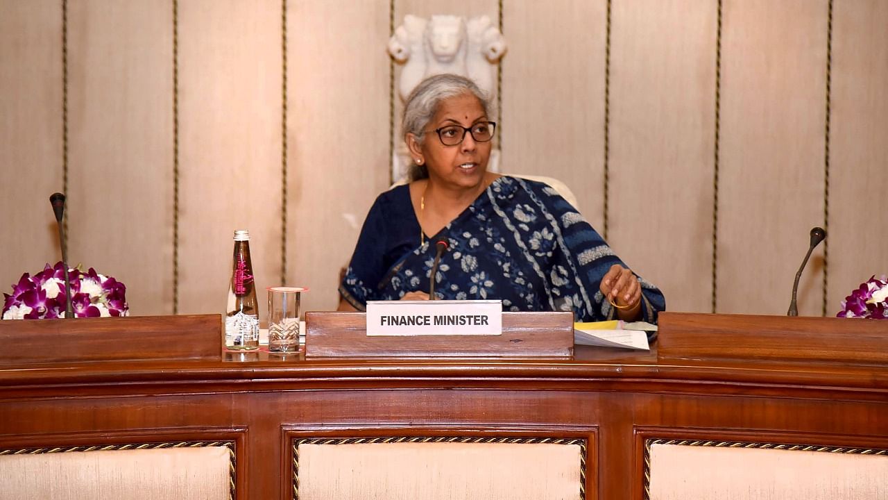Union Minister for Finance & Corporate Affairs Nirmala Sitharaman. Credit: PTI Photo