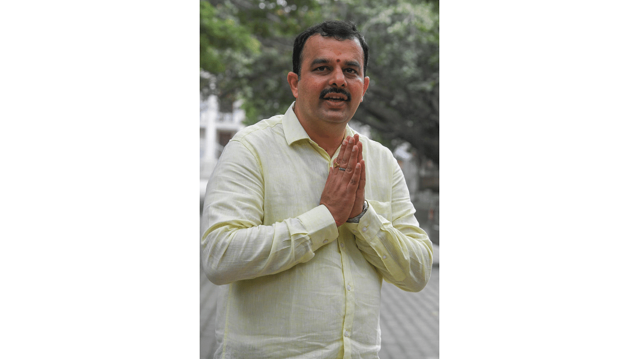 Energy, Kannada and Culture minister V Sunil Kumar. Credit: DH Photo