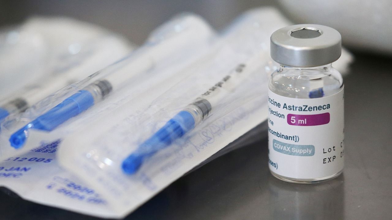 A vial with the AstraZeneca coronavirus vaccine. Credit: Reuters Photo