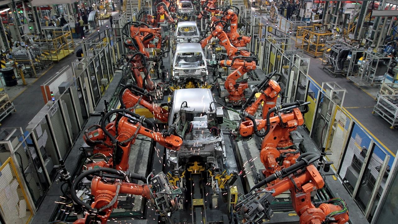 Ford cars are assembled at a plant of Ford India in Chengalpattu, on the outskirts of Chennai. Credit: Reuters File Photo
