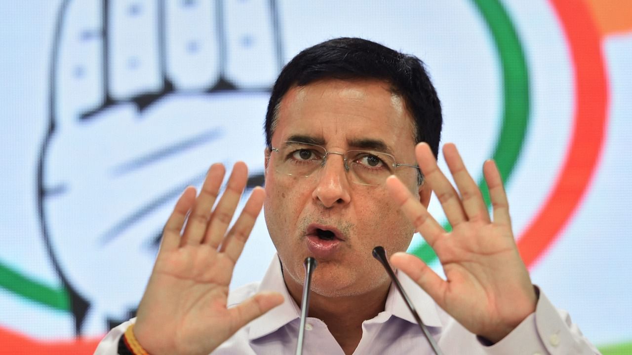 Congress general secretary Randeep Surjewala. Credit: PTI Photo