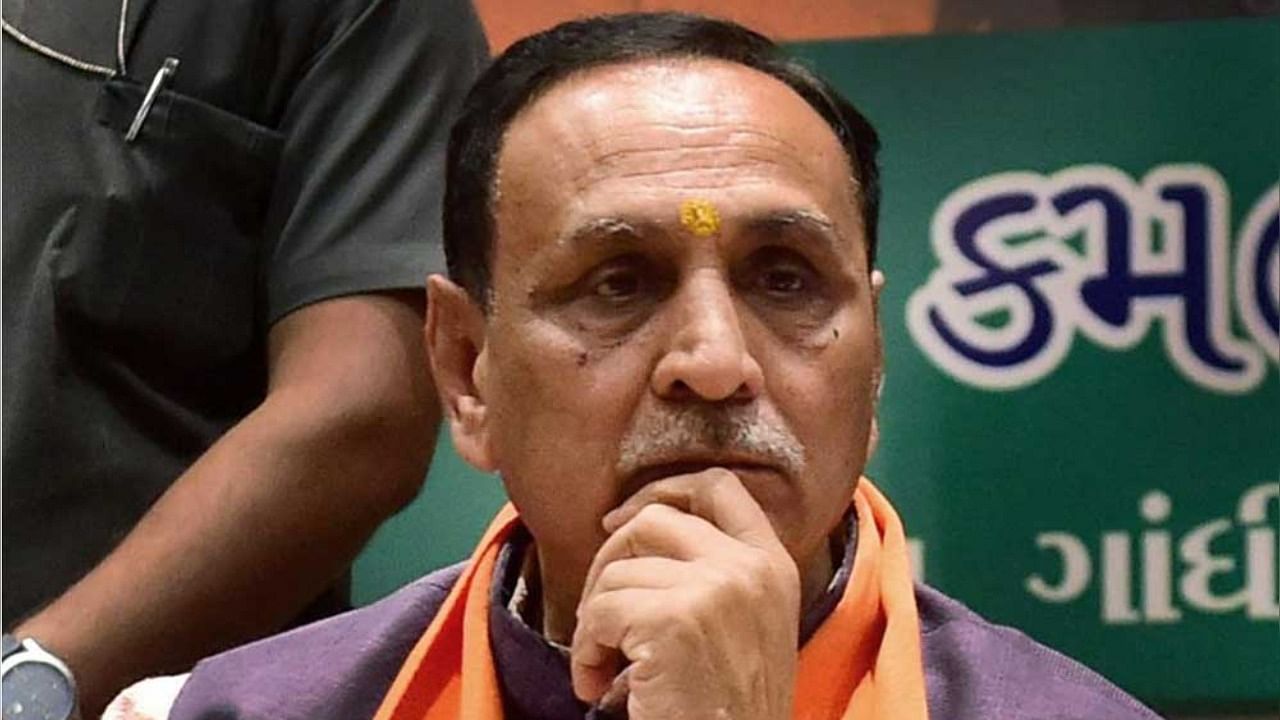 Vijay Rupani. Credit: PTI file photo