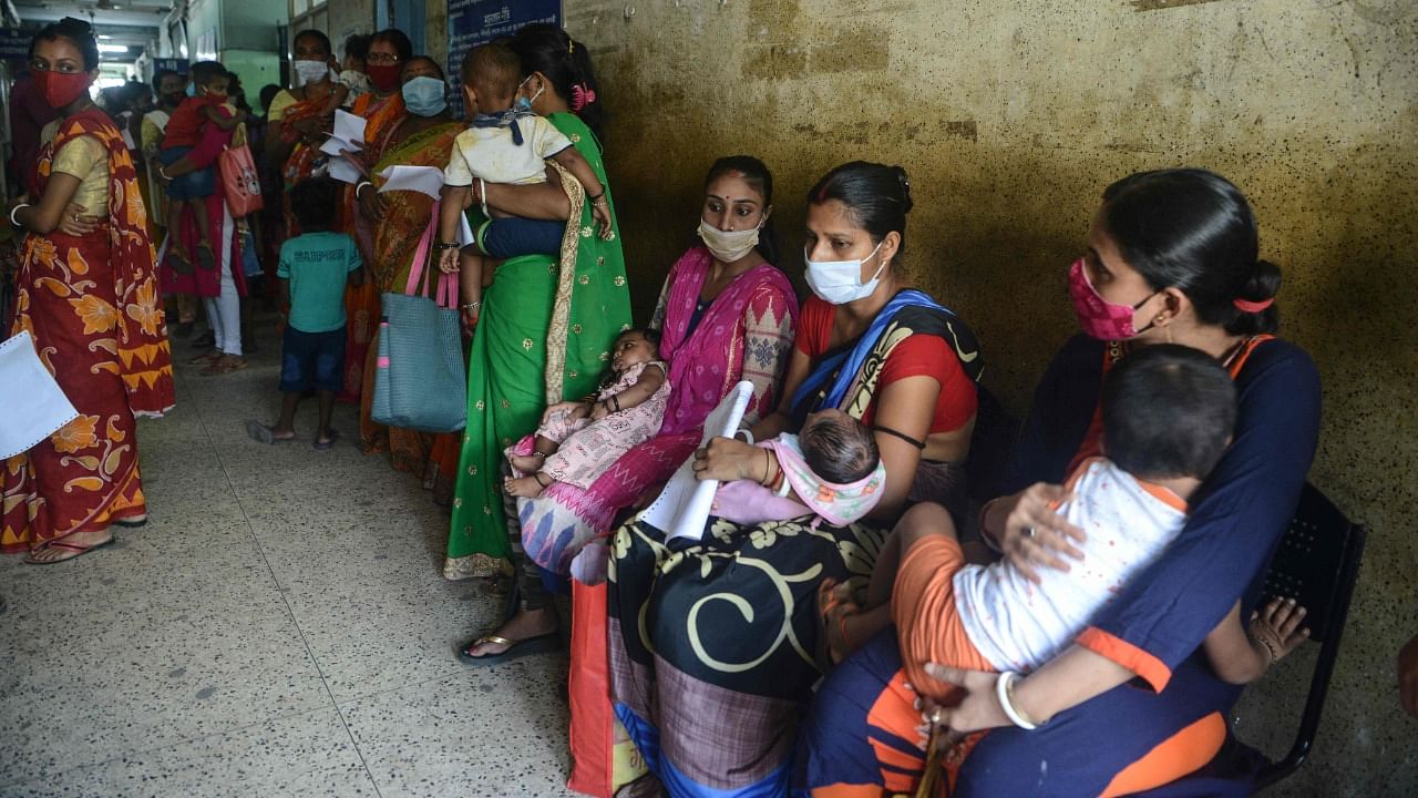 1,195 children have been admitted in different state government hospitals in North Bengal with complaints of fever, cough and stomach ache. Credit: AFP Photo