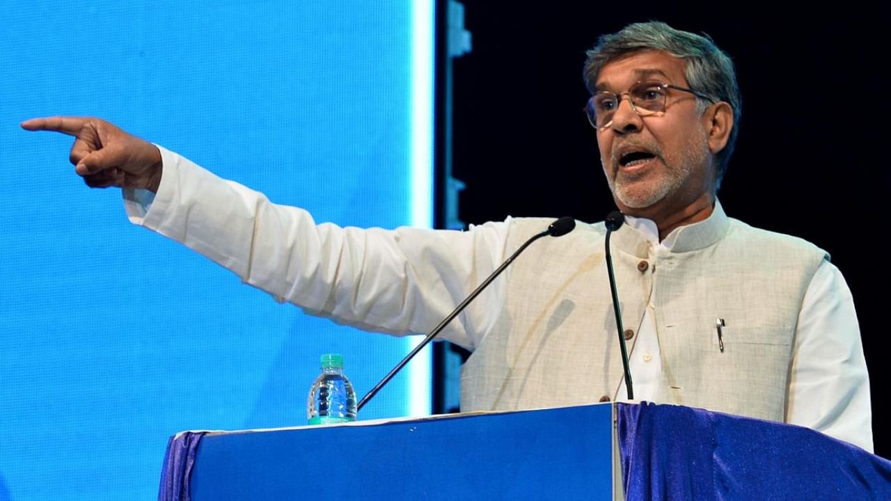 Nobel laureate and human rights activist Kailash Satyarthi. Credit: AFP Photo