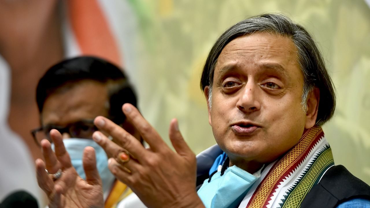 Congress MP Shashi Tharoor. Credit: PTI photo