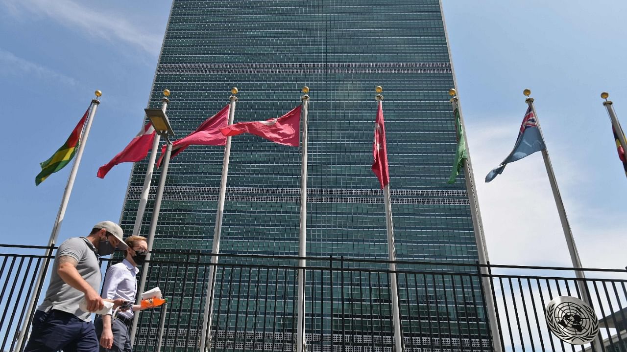 The United Nations headquarters in New York. Credit: AFP File Photo