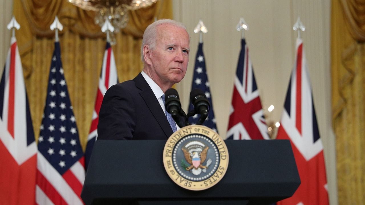 President Biden delivers remark on National Security at the White House. Credit: Reuters Photo