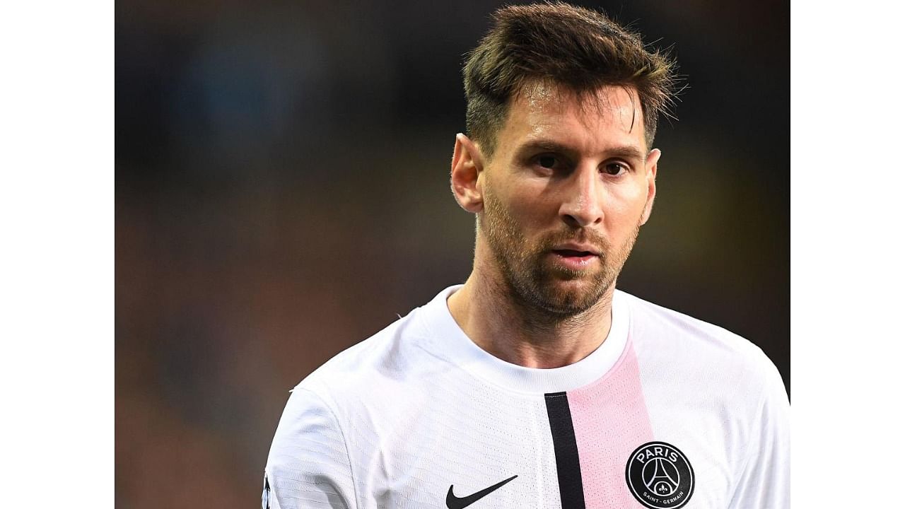 Messi, whose last Champions League goal for Barca was away to PSG in last season's round of 16 return leg, also hit the bar in Wednesday's 1-1 draw at Club Brugge. Credit: AFP File Photo