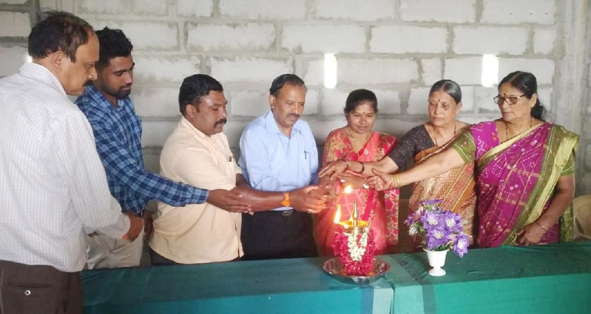 Ashok Naik inaugurates the 25th annual general meeting of Kodagu Zilla Maratha Seva Sangha, held at Talattamane in Madikeri taluk.