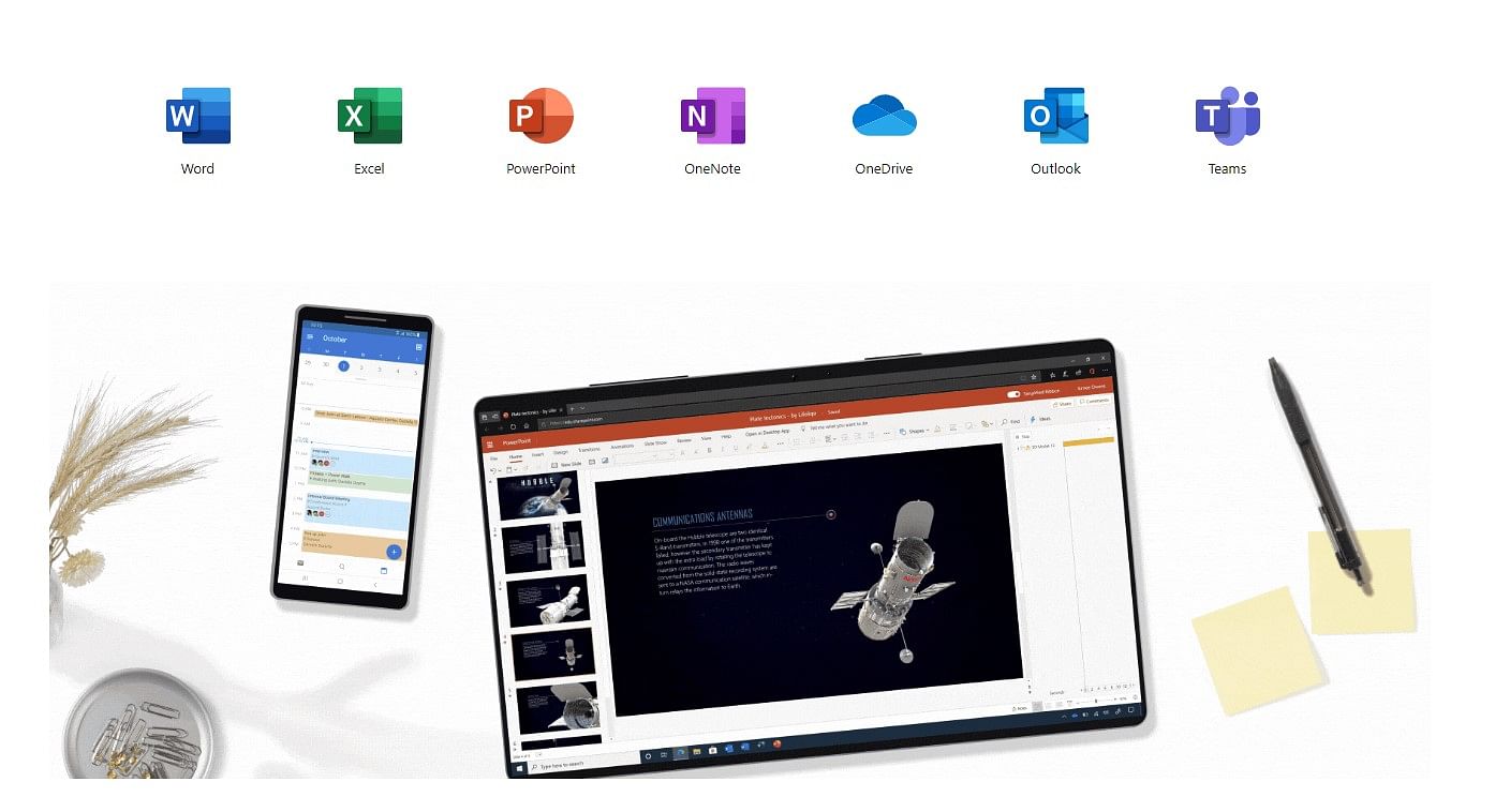 Microsoft Office webpage (screen-grab).