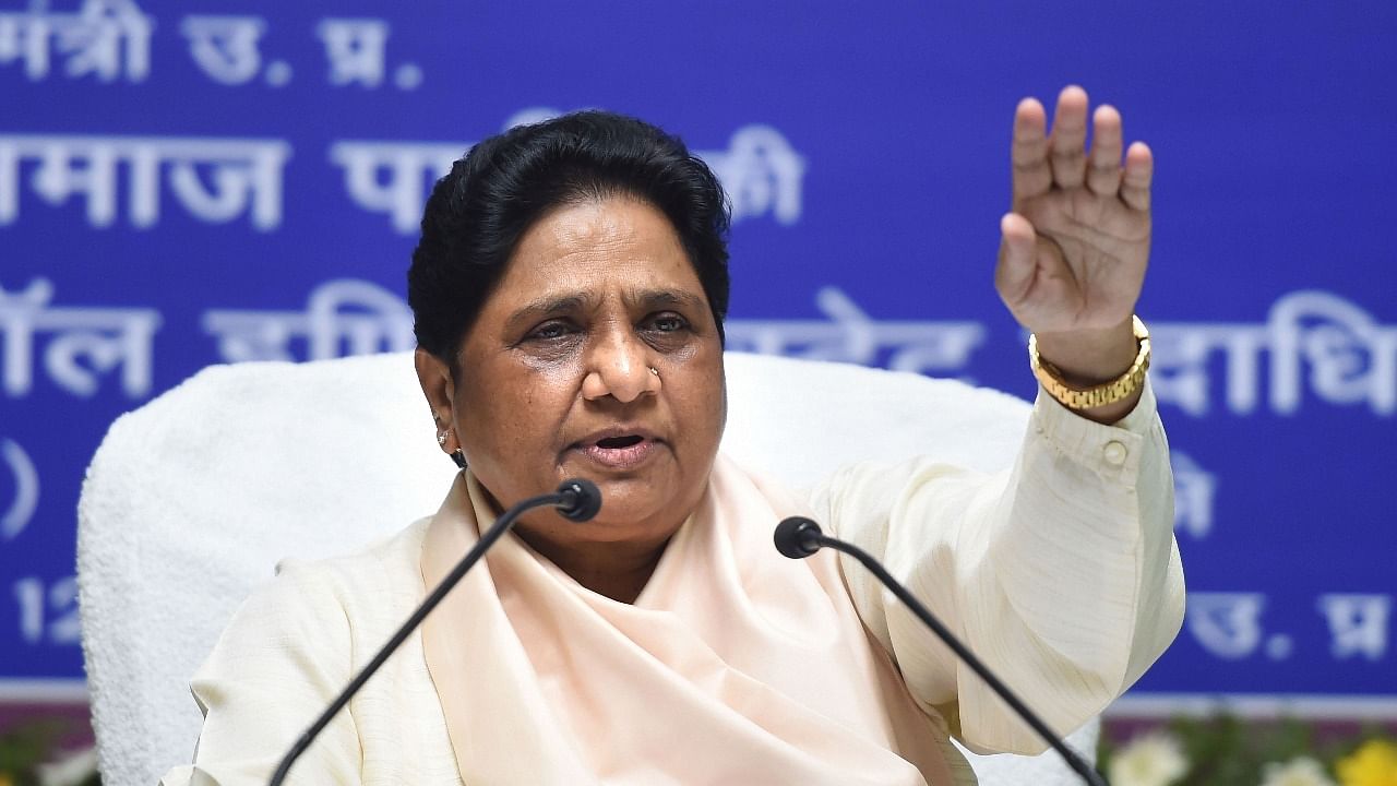 Mayawati cautioned Dalits against supporting the grand old party. Credit: PTI Photo