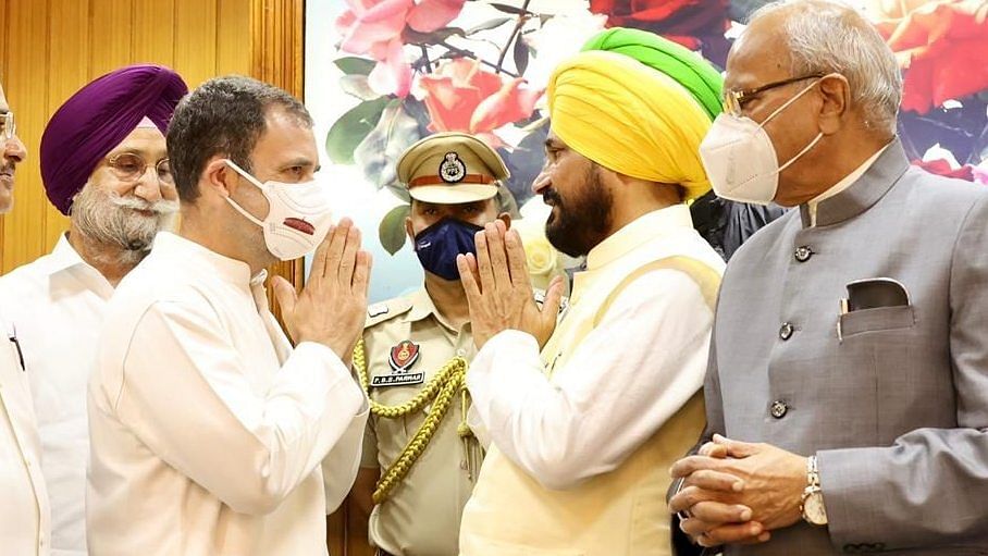 Charanjit Singh Channi appointed as new Punjab CM. Credit: PTI Photo