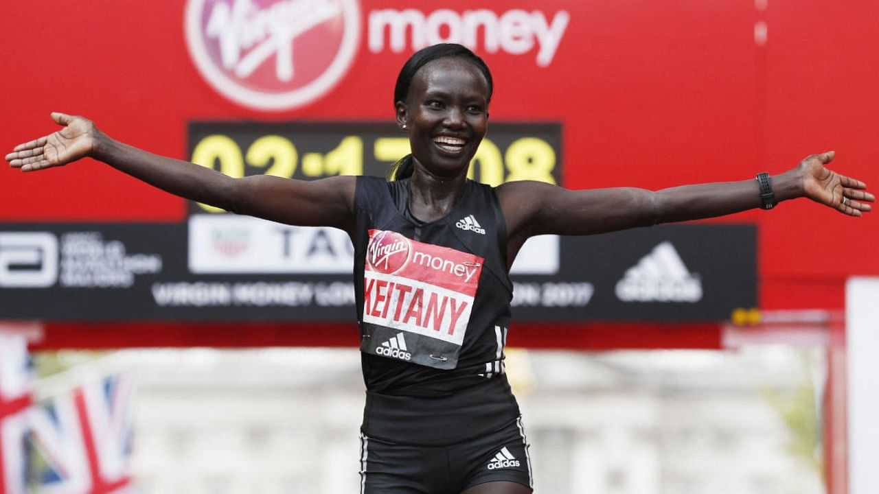 Marathon runner Mary Keitany. Credit: AFP Photo