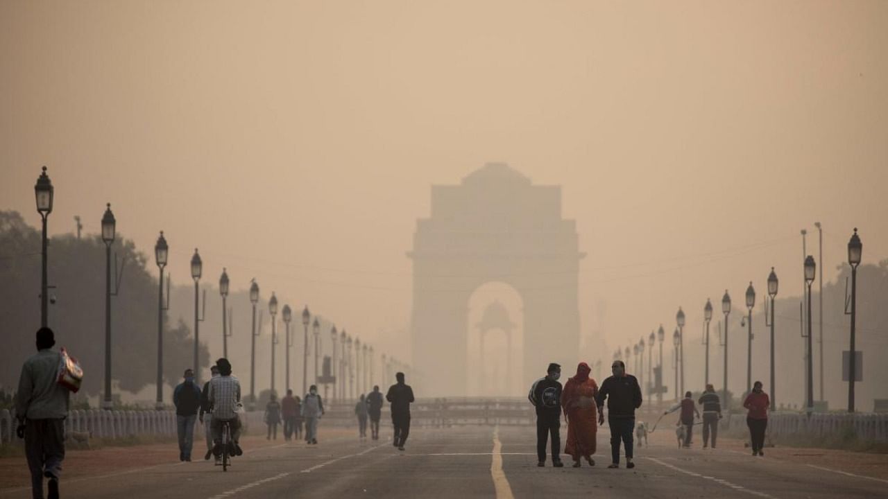 File Photo of Delhi under heavy smog conditions. Credit: AFP Photo
