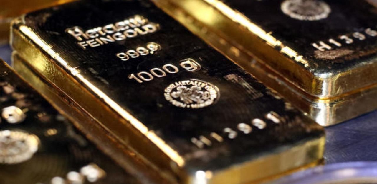 Spot gold rose 0.2% to $1,777.68 per ounce by 0356 GMT, while US gold futures were flat at $1,778.00. Credit: Reuters Photo