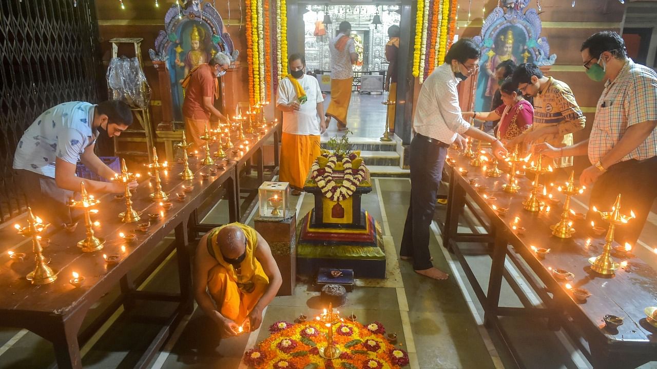Temples in Maharashtra are all set to reopen ahead of Navratri festival. Credit: PTI File Photo