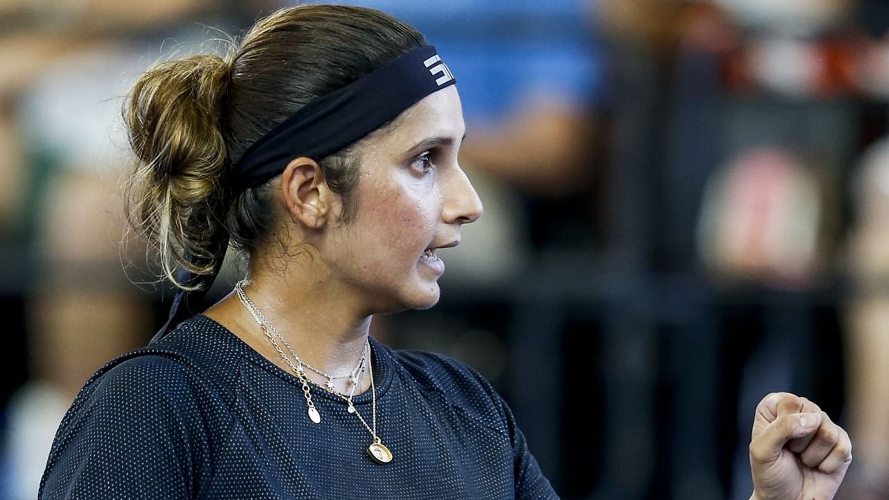 The 34-year-old Sania now has a chance to win her first title of the 2021 season. Credit: AFP Photo