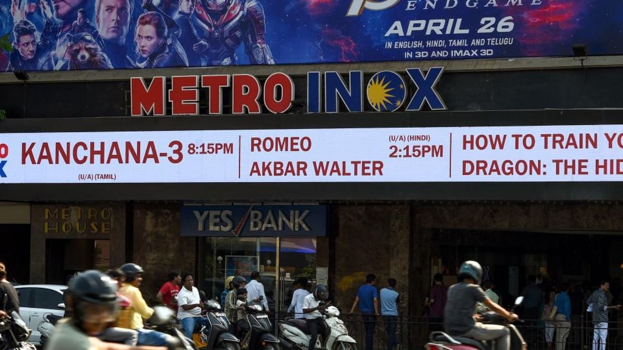 A movie theatre in Mumbai. Credit: AFP Photo