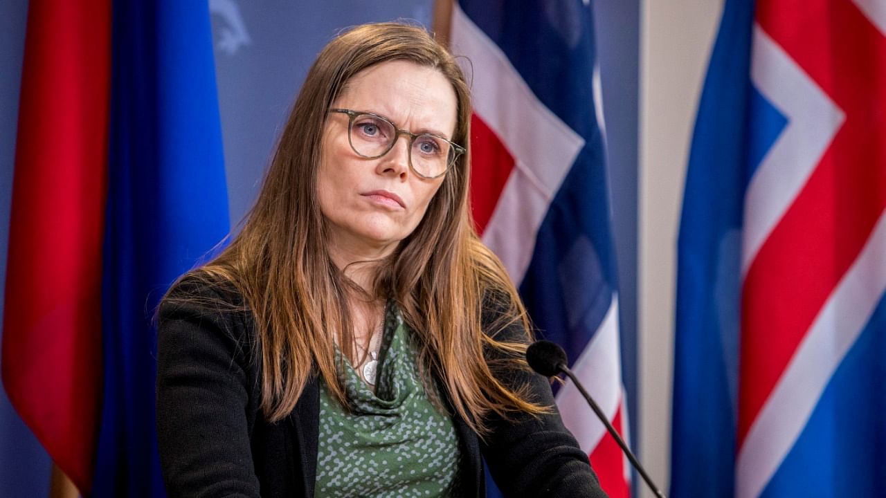 Iceland Prime Minister Katrin Jakobsdottir. Credit: Reuters File Photo