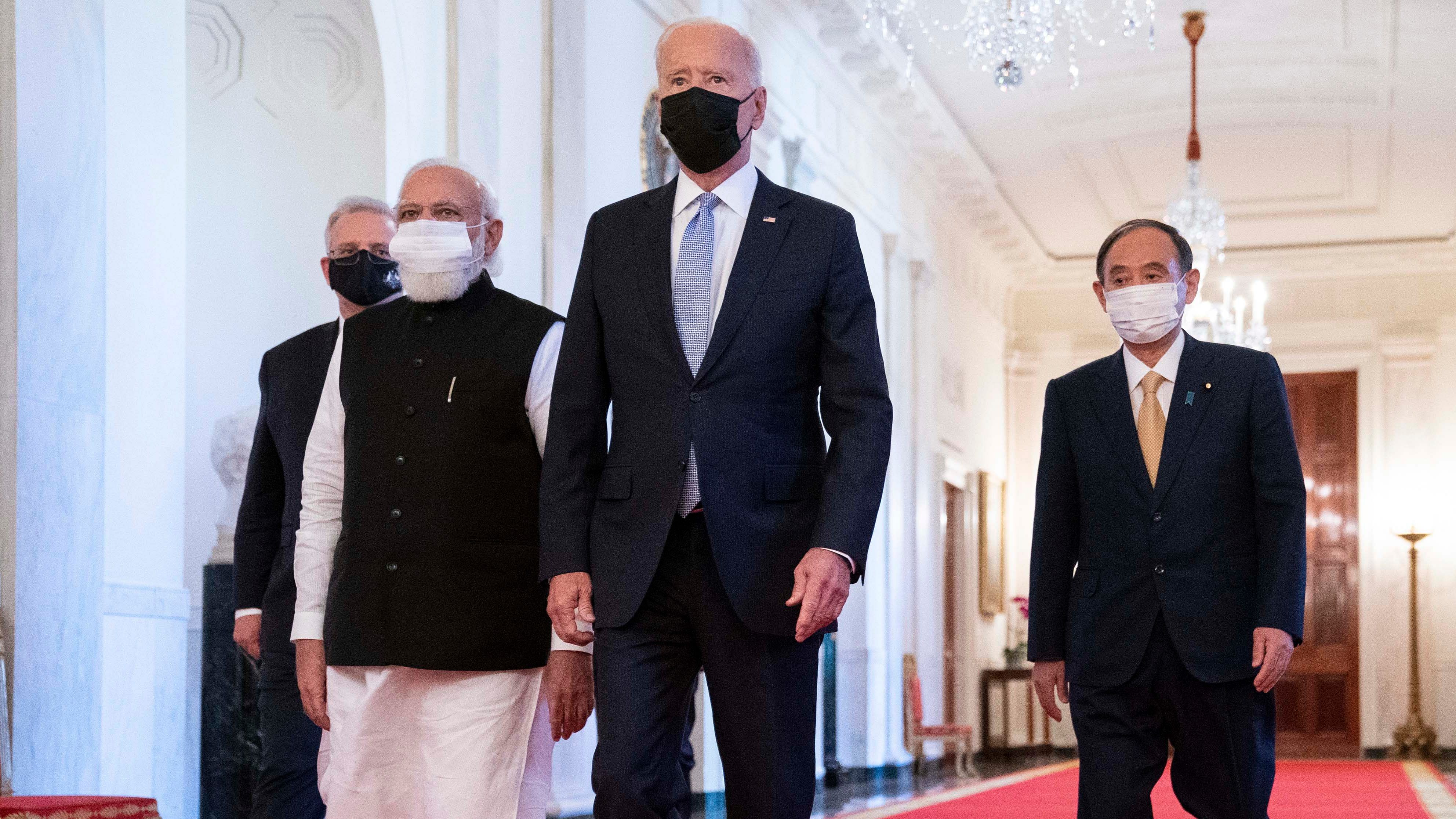 After initially choosing not to comment on AUKUS after its announcement on September 15, India later sought to play down concerns that the Quad stood diluted now. Credit: AP File Photo