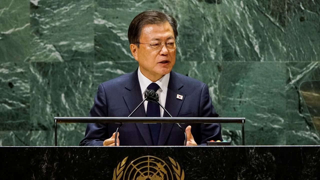 South Korea President Moon Jae-in. Credit: Reuters File Photo