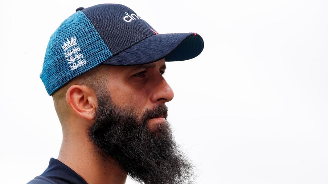  England's all-rounder Moeen Ali. Credit: Reuters Photo