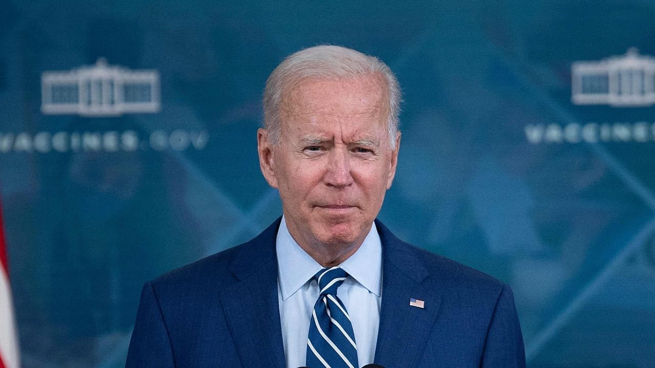 Joe Biden faces the most important test of his presidency this week as Democrats in the US Congress launch a highwire bid to implement his sweeping economic agenda while keeping the government's lights on. Credit: AFP Photo