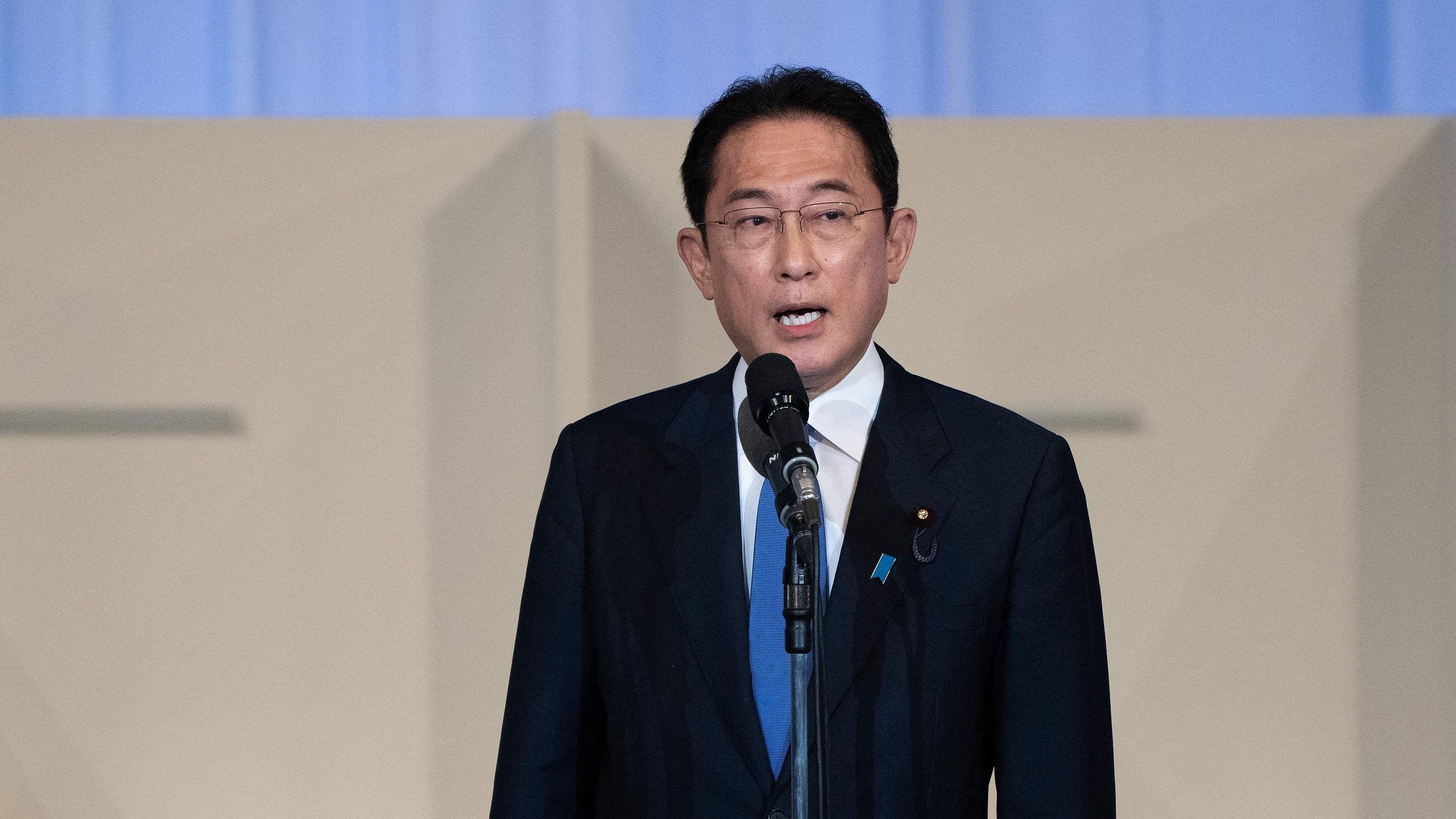 A former LDP policy chief, Kishida sought to capitalise on public discontent over Suga's response to the pandemic, which has seen his government's approval ratings slump to record lows. Credit: AFP Photo