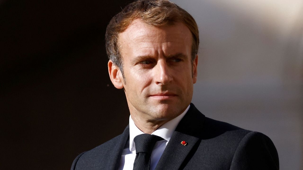 French President Emmanuel Macron. Credit: AFP File Photo